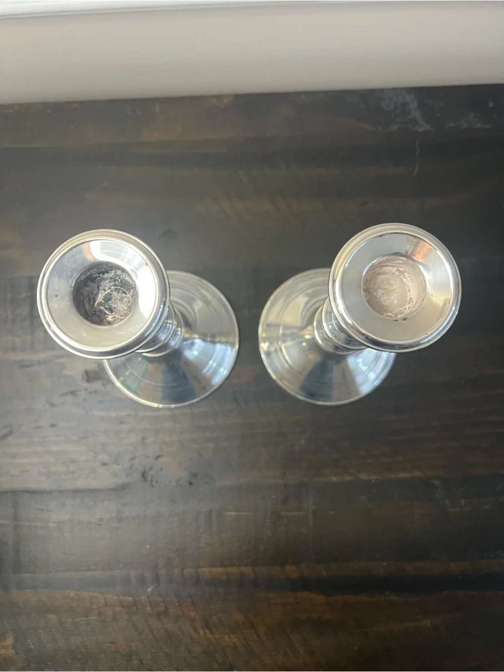 Duchin Weighted Sterling Silver Candlesticks Pair Vintage 7